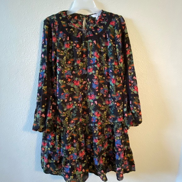 Time and Tru Women’s Long Sleeve Lace Babydoll Dress - Picture 5 of 7